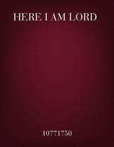 Here I Am Lord SATB choral sheet music cover